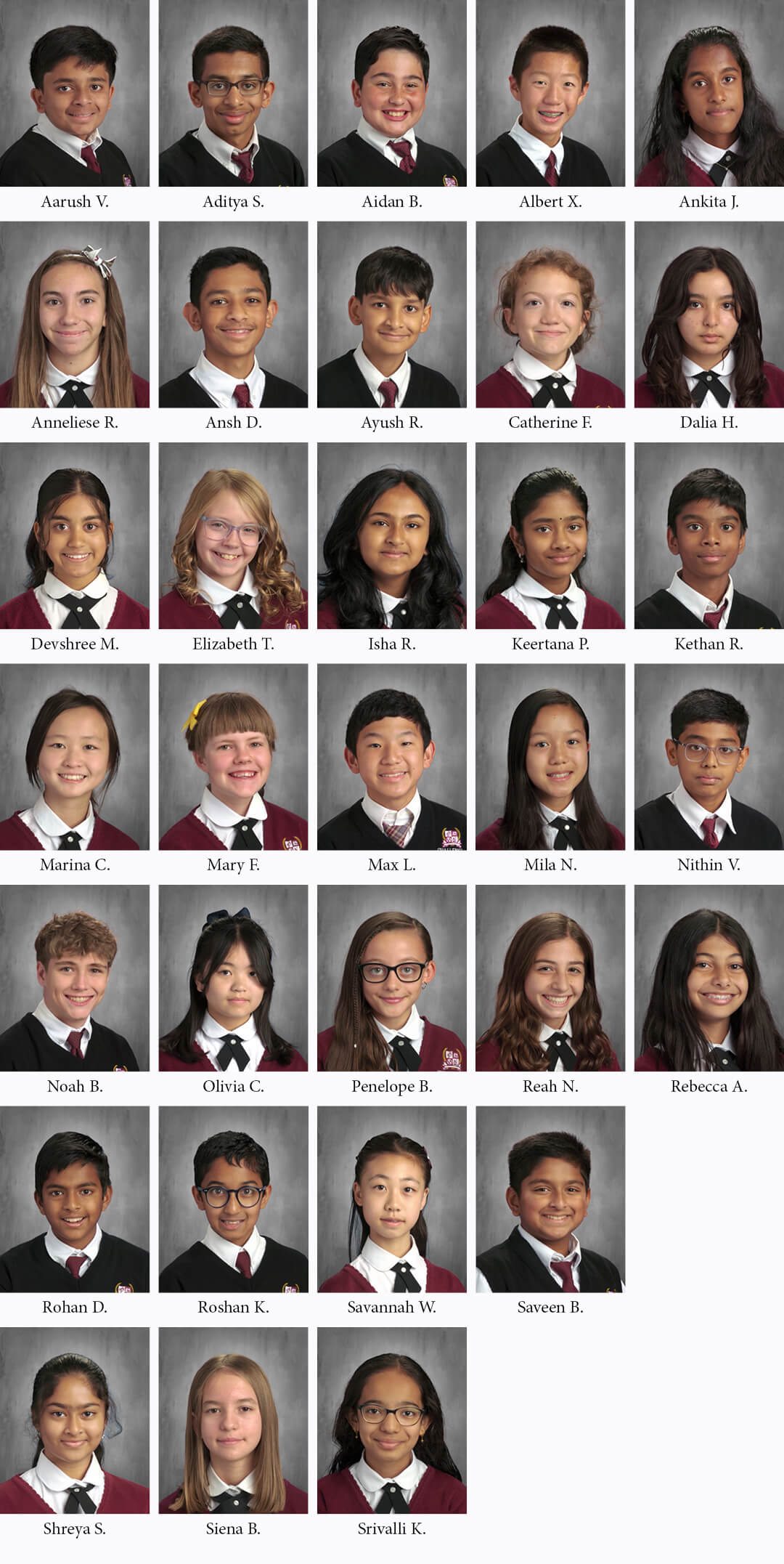 2024 Thermo Fisher JIC nominees