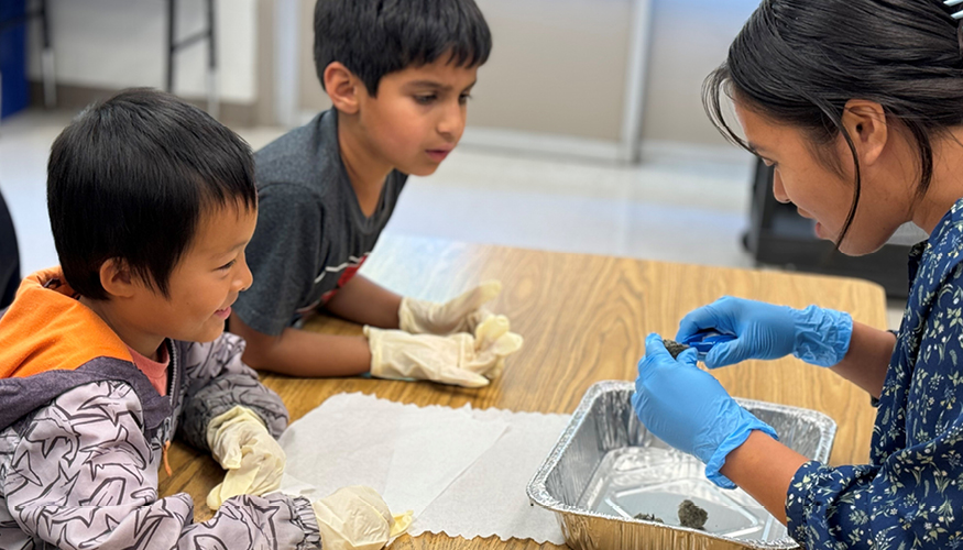 Two Challenger students enjoying Summer Program