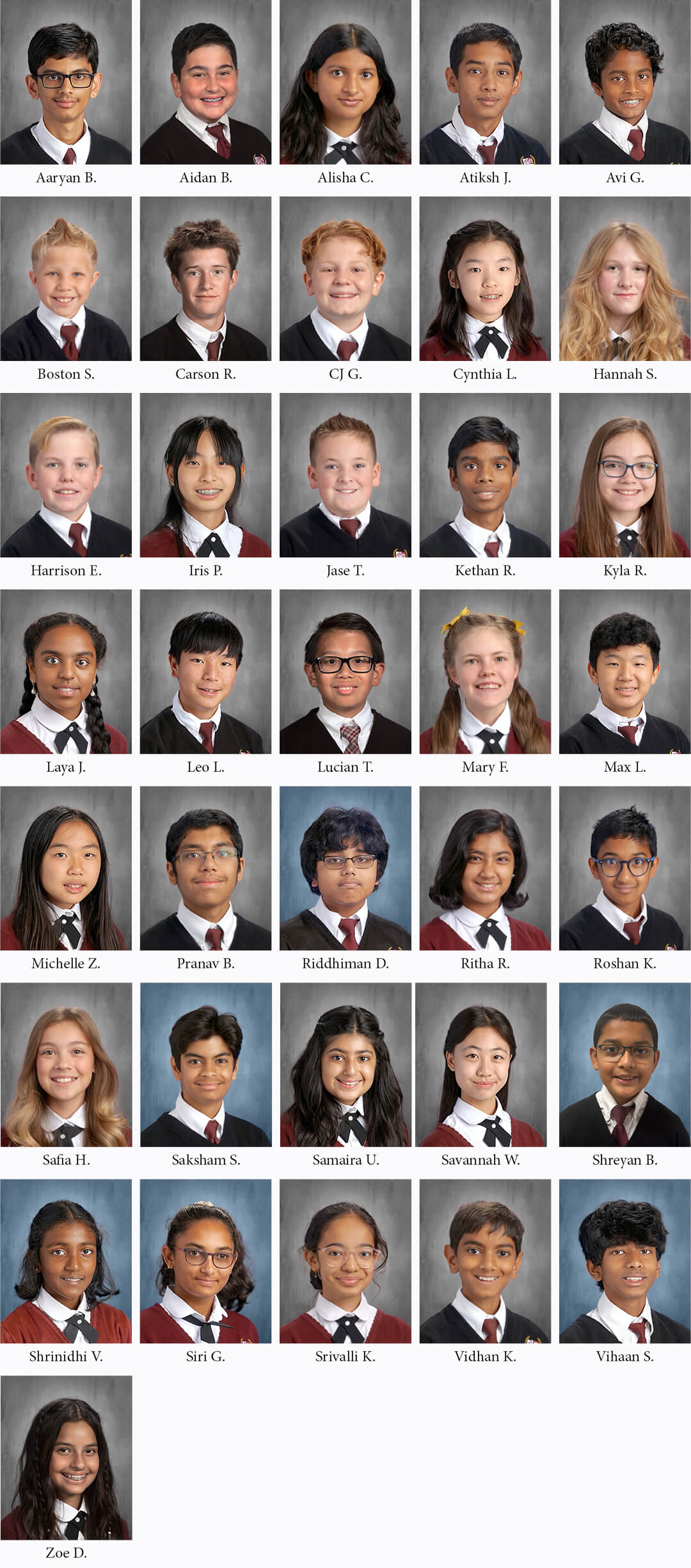 2025 1st place regional science winners