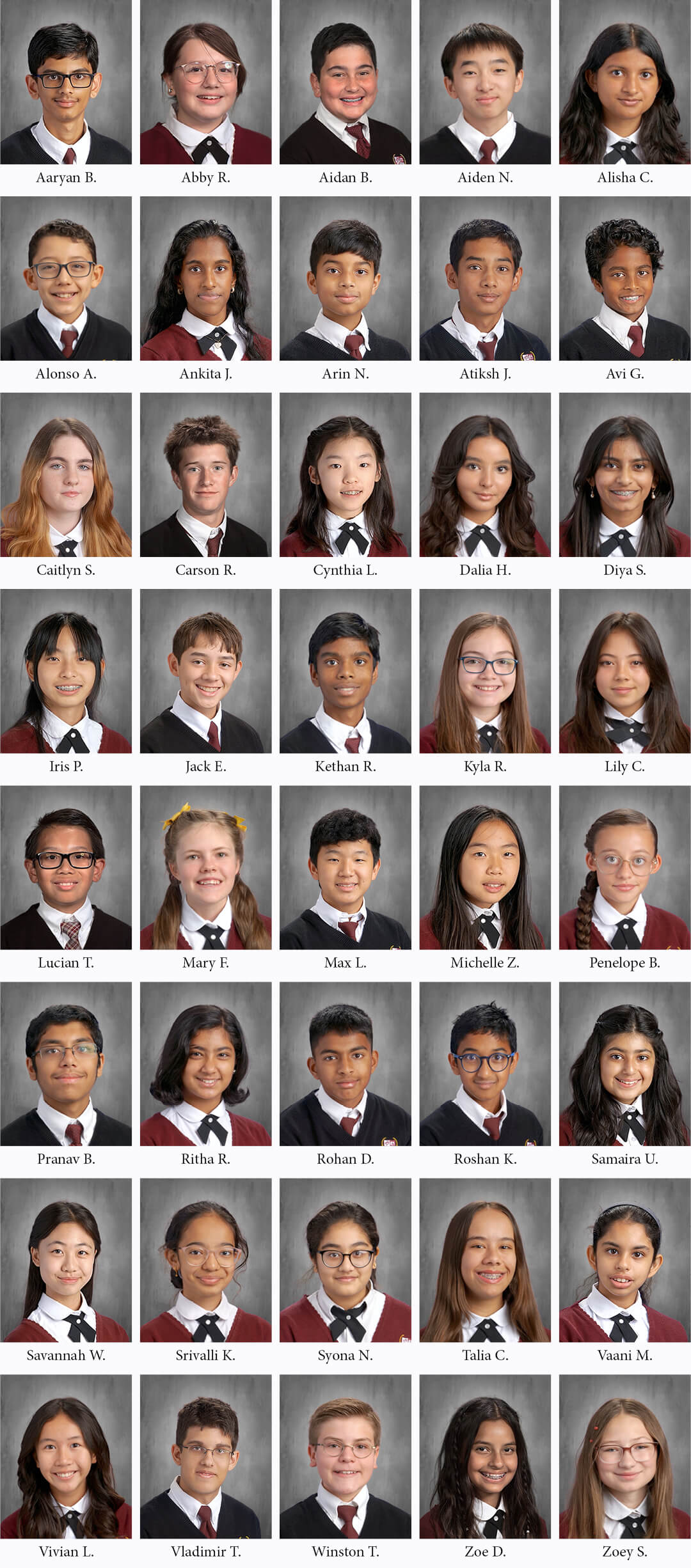 2025 Thermo Fisher JIC nominees