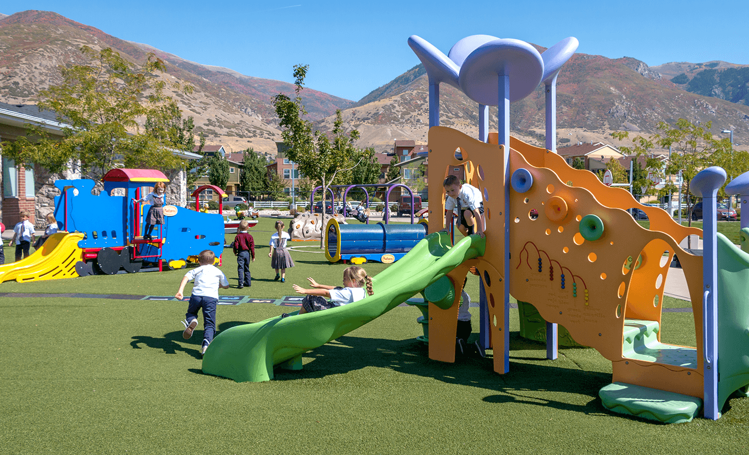 Kindergarten Playground | Challenger School - Farmington | Private School In Farmington, Utah