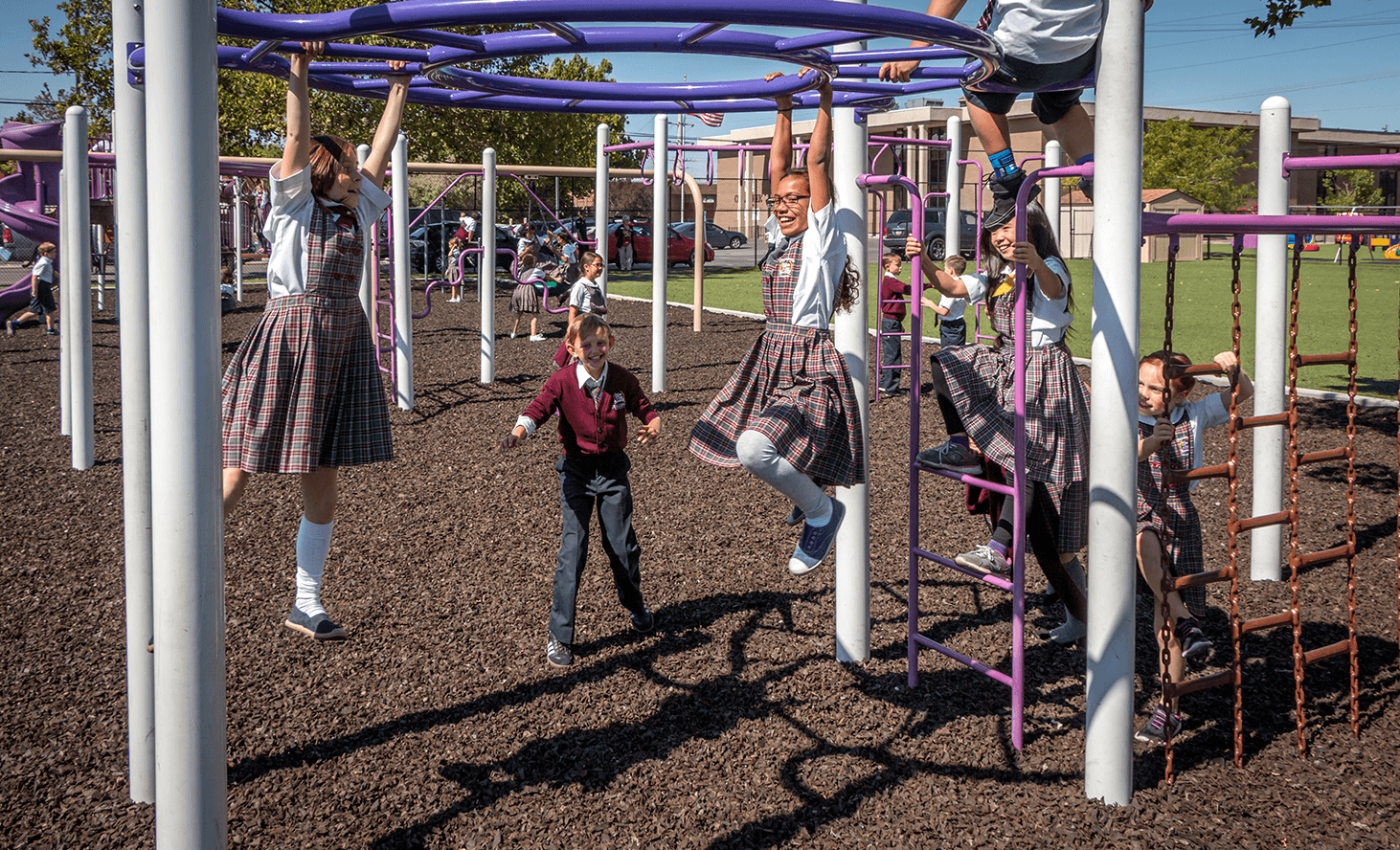 Elementary School Monkey Bars | Challenger School - Salt Lake | Private School In Salt Lake City, Utah