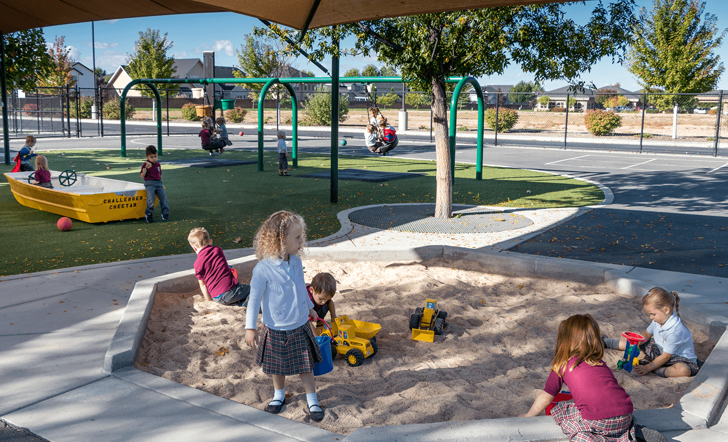 Playground Sandbox | Challenger School - Everest | Private School In Meridian, Idaho